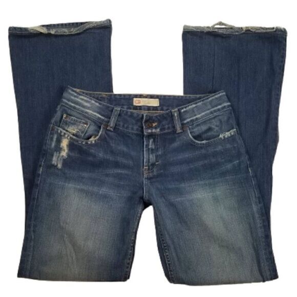 BKE Denim - BKE Denim Culture Distressed Bootcut Jeans